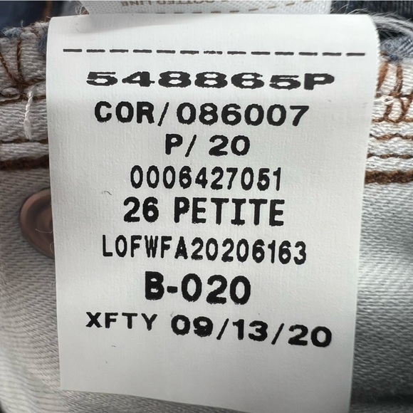 LOFT By Ann Taylor Blue Slim Pockets Skinny Jeans Size 26 Petite Women’s - Picture 4 of 7